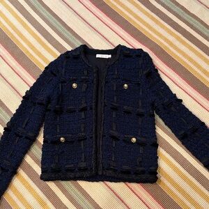 Blue Tory Burch Cardigan or Blazer XS